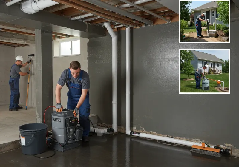 Basement Waterproofing and Flood Prevention process in Ola, AR